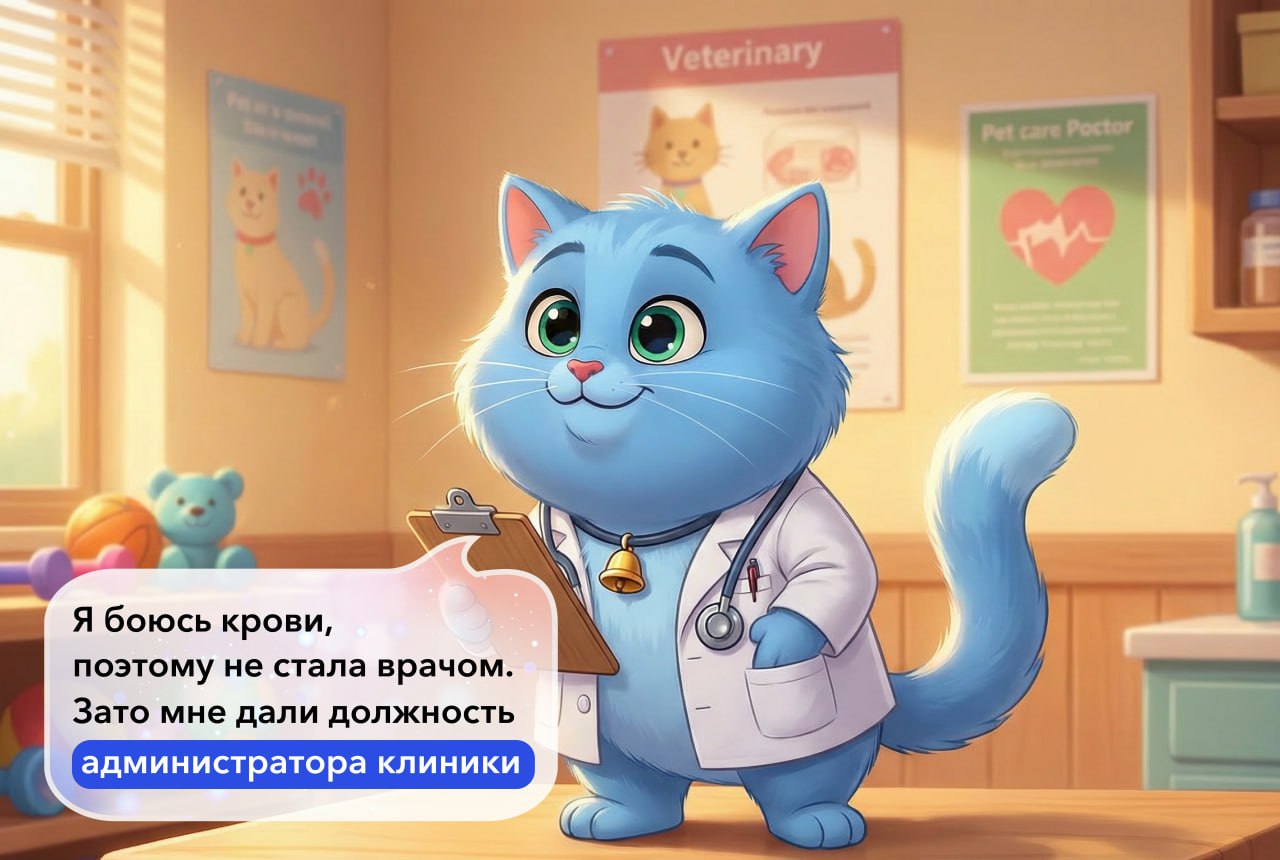 Миа стала администратором клиники